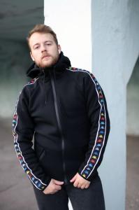 Фото Одежда Зимняя кофта с капюшоном Kappa Black Colored