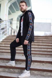 Фото Одежда Зимняя кофта с капюшоном Kappa Black Colored