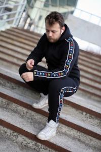 Фото Одежда Зимняя кофта с капюшоном Kappa Black Colored