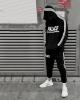 Теплое худи кенгуру Adidas x Palace Черный