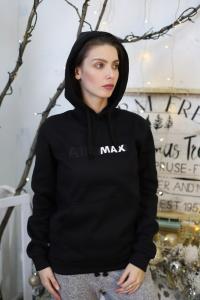 Фото Одежда Толстовка утепленная Nike AIR MAX черная унисекс