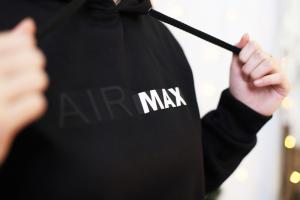 Фото Одежда Толстовка утепленная Nike AIR MAX черная унисекс