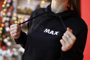 Фото Одежда Толстовка утепленная Nike AIR MAX черная унисекс