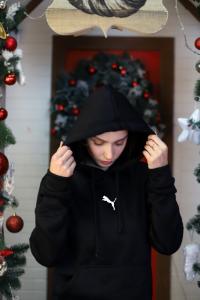 Фото Одежда Толстовка утепленная Puma черная унисекс