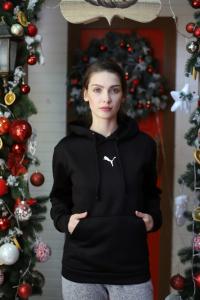 Фото Одежда Толстовка утепленная Puma черная унисекс