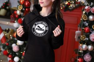 Фото Одежда Толстовка утепленная PUMA Sport Wear ORIGINAL черная унисекс