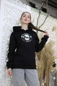 Фото Одежда Толстовка утепленная PUMA Sport Wear ORIGINAL черная унисекс