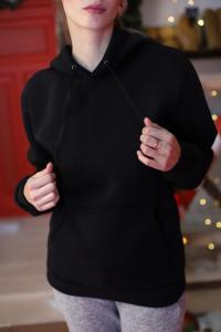 Фото Одежда Зимняя толстовка DNK 2.0 черная женская