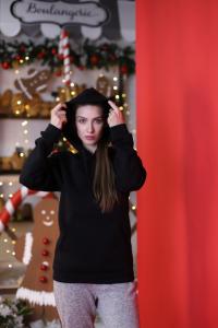 Фото Одежда Зимняя толстовка DNK 2.0 черная женская