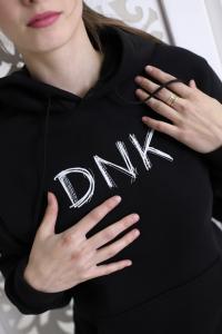 Фото Одежда Зимняя толстовка черная DNK - маркер