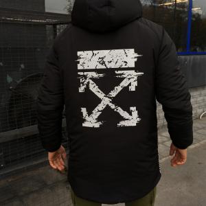 Фото Одежда Зимняя куртка в стиле OFF WHITE │ BLACK
