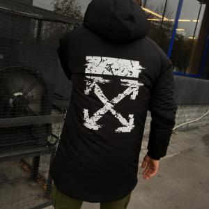 Фото Одежда Зимняя куртка в стиле OFF WHITE │ BLACK