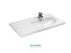 Раковина для ванной Hatria Susan 95х50 см с полкой санфарфор белый Y0JU01