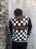  Мужской свитшот Off-White x Nike (Офф Найк) черно-белая Спортивные кофты, толстовки, куртки мужские в Украине