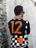  Мужской свитшот Off-White x Nike (Офф Найк) черно-белая Спортивные кофты, толстовки, куртки мужские в Украине