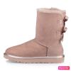 Женские угги UGG Classic 2 Mini Light Brown с натуральной замшей и цельной овчиной 39