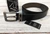  Стильный мужской ремень, пояс из натуральной кожи Gucci, гучи. Черный + Коробочка / RG 821 Ремни и пояса в Украине