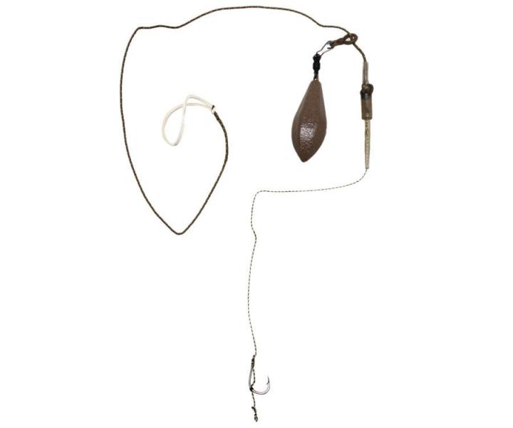 Фото  Снасть карповая Flagman Running rig 1 крючок №4 70гр