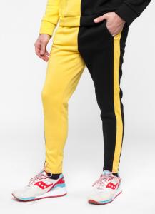 Фото Одежда Штаны утепленные Be Happy чёрно-желтые