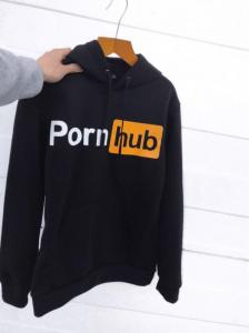 Фото Одежда Худи утепленное черное PornHUB