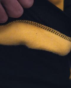 Фото Одежда Теплое худи унисекс в стиле Off White Cross желтое