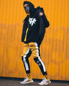 Фото Одежда Спортивные штаны Triplekill черно-желтые