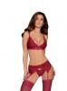 Сексуальный комплект S/M|L/XL KOMPLET OBSESSIVE 810-SEG-3 KPL-3CZ Женское интимное белье Польша