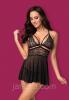 Сексуальный комплект XXL|S/M|L/XL KOMPLET OBSESSIVE 838-BAB-1 BABYDOLL I STRINGI Женское интимное белье Польша