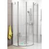 Душевой уголок Ravak Chrome CSKK4-80 полукруглый полированный алюминий стекло transparent 3Q140C00Z1
