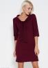 Платья ISSA PLUS 10193  L бордовый