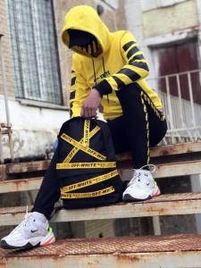 Фото Одежда Спортивный костюм Off White Temper Cross желто-черный
