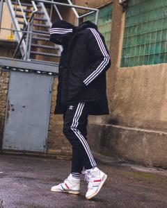 Фото Одежда Теплые спортивные штаны Adidas Stitch Черные