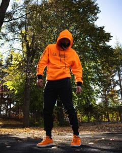 Фото Одежда Теплое худи унисекс Lil Peep Show Orange