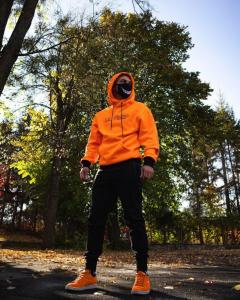 Фото Одежда Теплое худи унисекс Lil Peep Show Orange