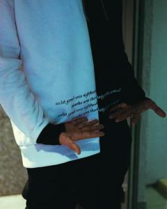 Фото Одежда Теплое худи унисекс Пушка Огонь Twins черно-белое