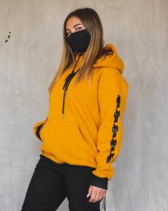 Фото Одежда Теплое худи унисекс Billie Eilish желтое