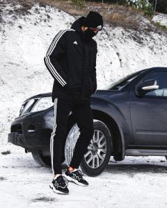 Фото Одежда Зимняя мужская парка Adidas Originals черная