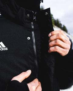 Фото Одежда Зимняя мужская парка Adidas Originals черная