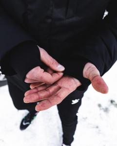 Фото Одежда Зимняя мужская парка Adidas Originals черная