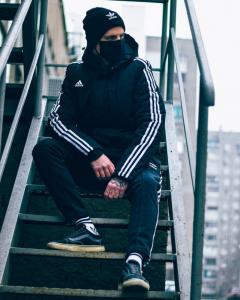 Фото Одежда Зимний комплект в стиле Adidas Originals черный