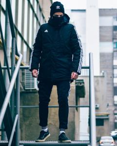 Фото Одежда Зимний комплект в стиле Adidas Originals черный