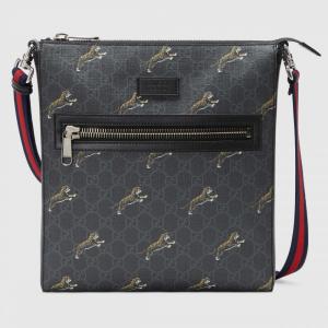 Фото Сумки Gucci Bestiary Messenger with Tigers GG Supreme Tigers