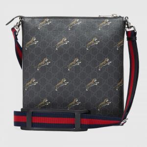 Фото Сумки Gucci Bestiary Messenger with Tigers GG Supreme Tigers