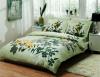 TAC евро комплект постельного белья delux saten Ledra yesil
