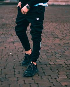 Фото Одежда Брюки джоггеры мужские Пушка Огонь Tek черные