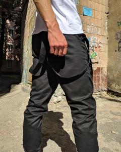 Фото Одежда Брюки карго мужские Пушка Огонь Fasten черные