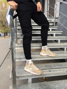 Фото Одежда Утепленные зимние карго штаны Д-2 │ Черный