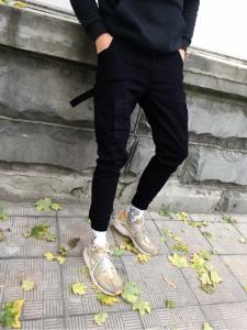 Фото Одежда Утепленные зимние карго штаны Д-2 │ Черный