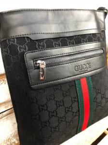 Фото Сумки Сумка мессенджер на плечо Gucci Black