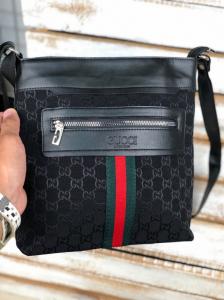 Фото Сумки Сумка мессенджер на плечо Gucci Black